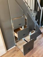 Trapkast, mat-grijs,mdf/spaanplaat/overig,ladenkast,lades, Ophalen