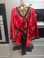 Chinese Jurk Carnaval - Maat M, Kleding | Dames, Jurken, Zo goed als nieuw, Boven de knie, Rood, Ophalen