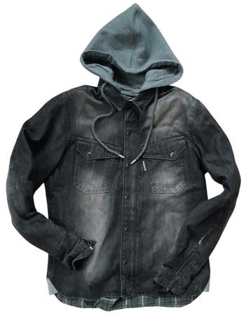 Macna Westcoast denim motorjas heren - Zwart - Large beschikbaar voor biedingen