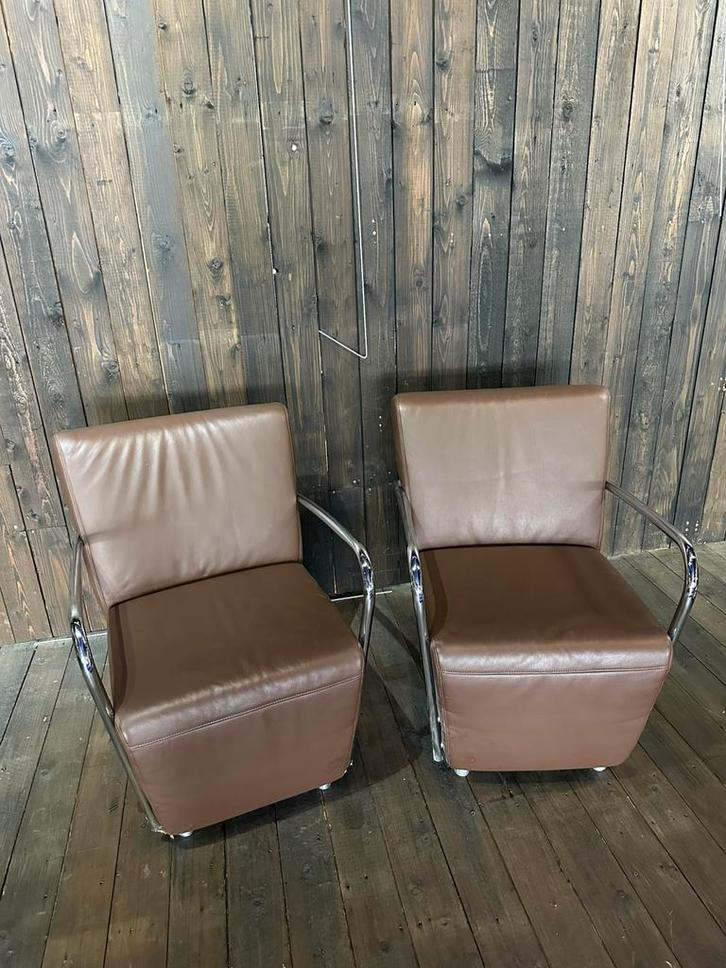 2x Koinor Jan fauteuils – zo goed als nieuw!, Huis en Inrichting, Fauteuils, Zo goed als nieuw, Leer, 50 tot 75 cm, 75 tot 100 cm