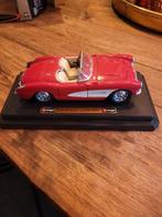 Bburago Chevrolet Corvette (1957) Modelauto, Ophalen of Verzenden, Zo goed als nieuw, Auto, Bburago