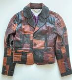 Tommy Hilfiger lederen patchwork jas met zijden voering, Kleding | Dames, Overige kleuren, Ophalen of Verzenden, Jasje, Maat 34 (XS) of kleiner
