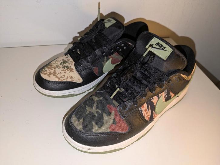Nike Dunk Low Crazy Camo 42.5, Kleding | Heren, Schoenen, Gedragen, Sneakers of Gympen, Ophalen of Verzenden