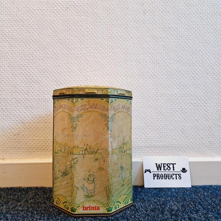 Vintage Brinta Blik, Verzamelen, Blikken, Gebruikt, Overige, Overige merken, Ophalen of Verzenden