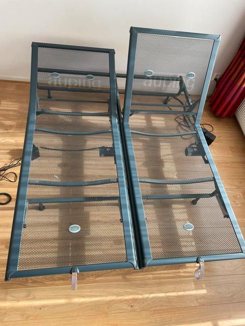 Auping bed spiraalbodem 160 x 200 elektrisch, Huis en Inrichting, Slaapkamer | Matrassen en Bedbodems, Zo goed als nieuw, 160 cm