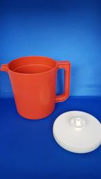 Vintage Tupperware oranje vacuum kan, limonadekan. 6B11, Huis en Inrichting, Keuken | Tupperware, Oranje, Gebruikt, Ophalen of Verzenden