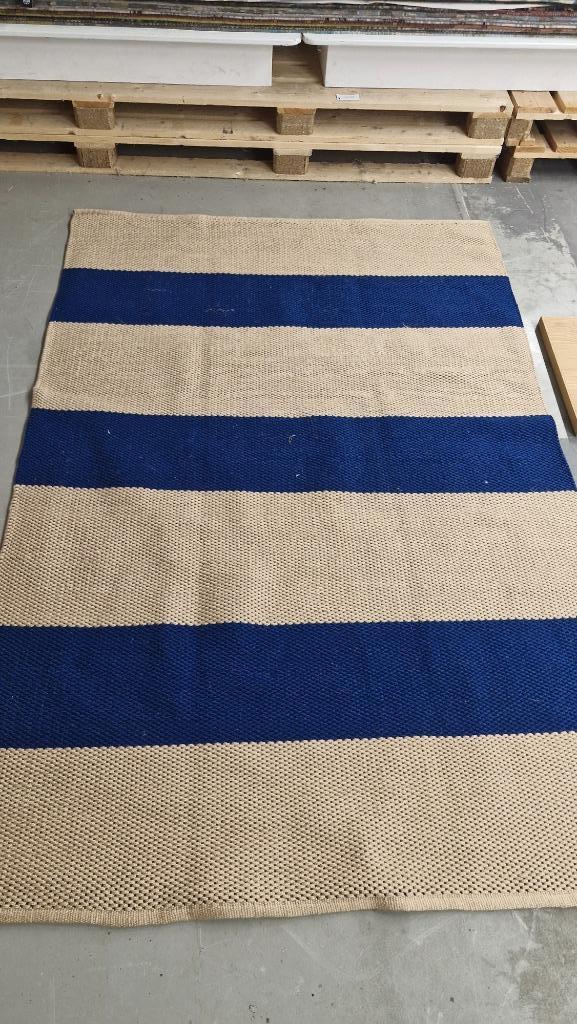 Vloerkleed Brink & Campman Deck Electric Blue 496708 160x230, Huis en Inrichting, Stoffering | Tapijten en Kleden, Nieuw, 150 tot 200 cm