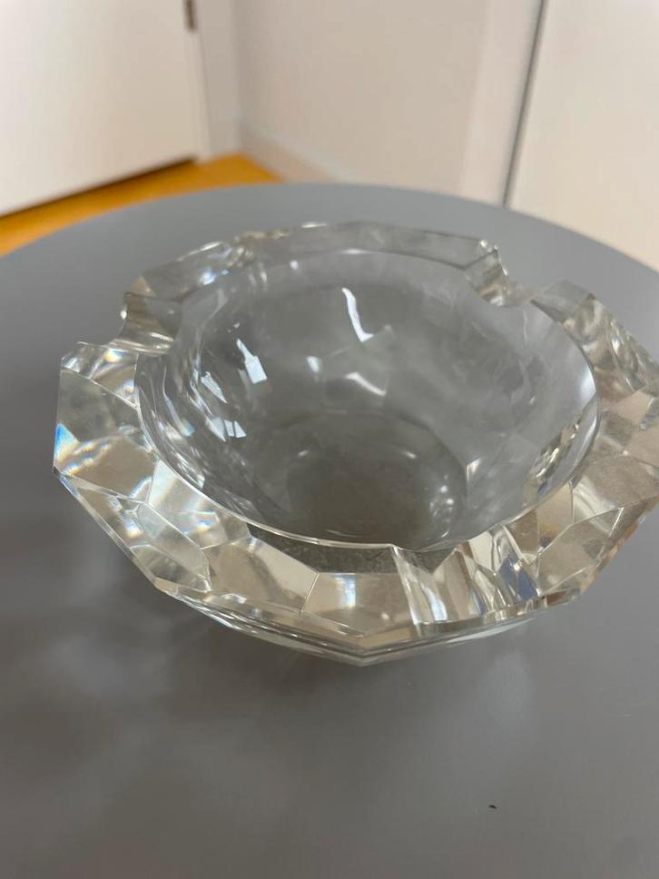Baccarat Kristallen Asbak, Huis en Inrichting, Woonaccessoires | Kandelaars en Kaarsen, Zo goed als nieuw, Minder dan 25 cm, Overige materialen