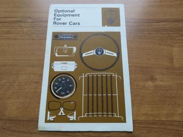 Rover 2000, Rover 3500, Rover 3,5 Coupe accessoirelijst 1971 beschikbaar voor biedingen