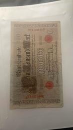Oud Duits Bankbiljet. 1000 mark. 1910., Postzegels en Munten, Duitsland, Ophalen of Verzenden