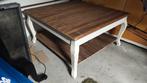 Houten salontafel met plank, Ophalen, Gebruikt