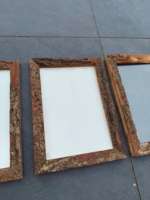 Rustieke houten lijsten handgemaakt. Diverse maten, Huis en Inrichting, Woonaccessoires | Lijsten, Nieuw, Minder dan 50 cm, Hout
