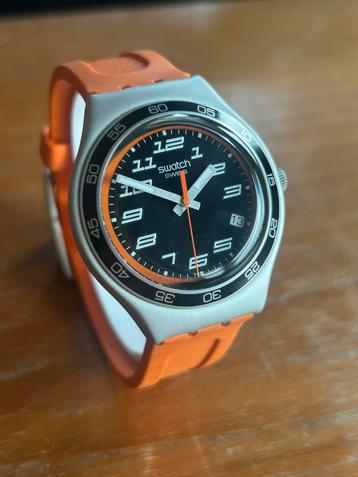Swatch Irony YGS4029 “Jungle Joy”  Zo goed als nieuw! Oranje beschikbaar voor biedingen