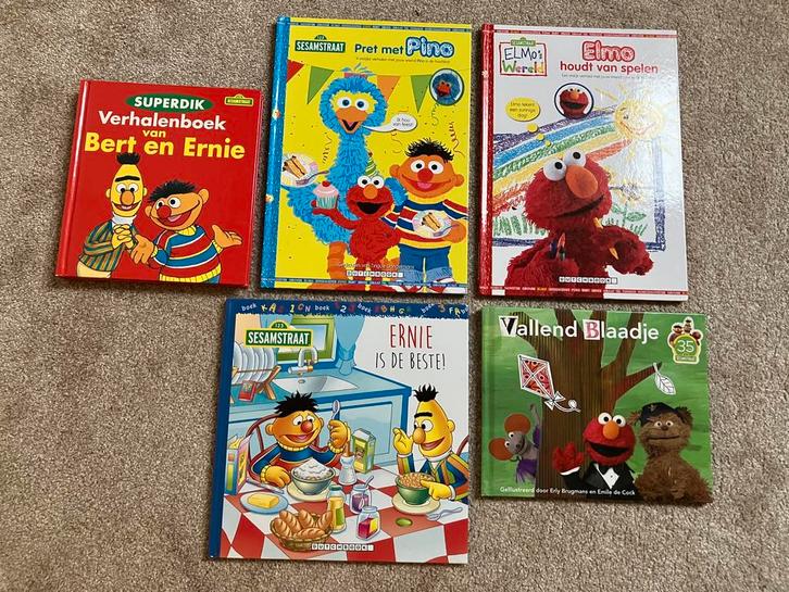 Diverse kinderboeken Sesamstraat, Boeken, Kinderboeken | Baby's en Peuters, Zo goed als nieuw, Ophalen of Verzenden