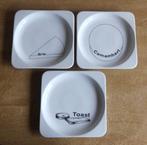Vintage kaasbordjes tapas bordjes brie camembert toast, Huis en Inrichting, Keuken | Servies, Ophalen of Verzenden, Zo goed als nieuw