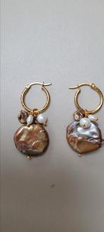 Parel oorbellen, Sieraden, Tassen en Uiterlijk, Oorbellen, Overige materialen, Hangers, Ophalen of Verzenden, Zo goed als nieuw