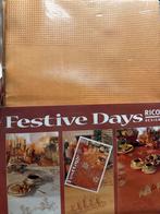 Rico Tafelkleed Aida Rand Kruissteken 90x90cm, Ophalen of Verzenden, Nieuw, Handborduren, Borduurpakket