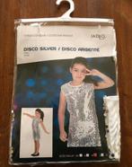 Disco Silver Dress M 122/128 (7-9 jaar), Kinderen en Baby's, Carnavalskleding en Verkleedspullen, Meisje, Ophalen of Verzenden