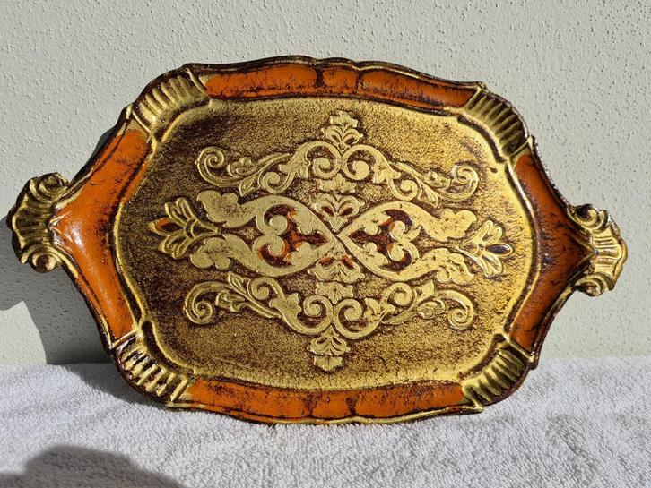 Florentijns dienblad, Antiek en Kunst, Curiosa en Brocante, Ophalen of Verzenden