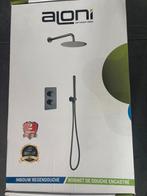 Aloni zwarte inbouw regendouche, Doe-het-zelf en Verbouw, Sanitair, Ophalen of Verzenden, Nieuw, Douche