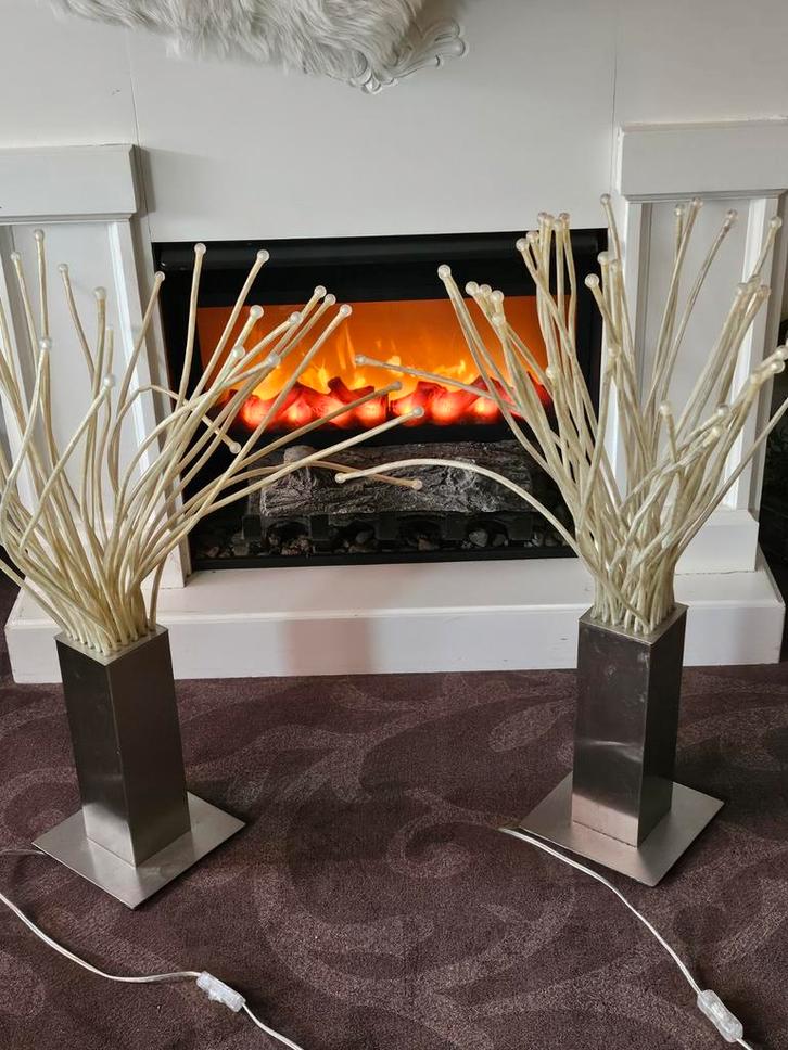 Ikea Medusa Octopus Lampen - Zeldzaam Koppel, Huis en Inrichting, Lampen | Hanglampen, Gebruikt, Minder dan 50 cm, Kunststof, Metaal