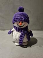 Sneeuwpop gehaakt in gewenste kleur, Hobby en Vrije tijd, Breien en Haken, Nieuw, Ophalen of Verzenden, Haken