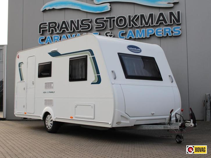 Caravelair Alba 426 Family Stapelbed Voortent Lichtgewicht, Caravans en Kamperen, Caravans, Bedrijf, tot en met 6, 750 - 1000 kg