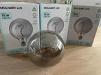 3 stuks IKEA Molnart Filamentlamp groot, Huis en Inrichting, Lampen | Losse lampen, Led-lamp, Minder dan 30 watt, Filament, Nieuw