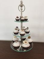 Brocante bruine nep sier gebakjes, cupcakes, Ophalen, Nieuw