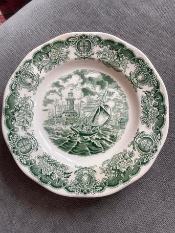 Vintage borden Historical Ports of England 4 stuks beschikbaar voor biedingen