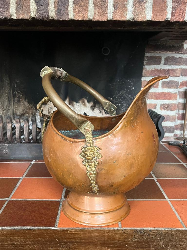 koperen kolenkit, Antiek en Kunst, Antiek | Koper en Brons, Ophalen, Koper