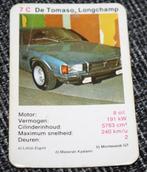 autokaartje  DE TOMASO LONGCHAMP, Auto's, Gebruikt, Ophalen of Verzenden