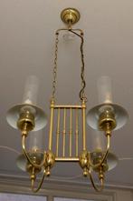 (nr.52) Prachtige Koperen/messing hallamp, Antiek en Kunst, Antiek | Lampen, Ophalen