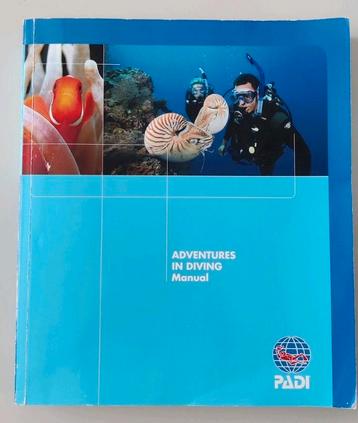 PADI Adventures in Diving - Manual - Inclusief duikkaart!