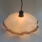 Vintage Italiaanse Glazen Hanglamp, Huis en Inrichting, Lampen | Hanglampen, Ophalen of Verzenden, Zo goed als nieuw, Minder dan 50 cm
