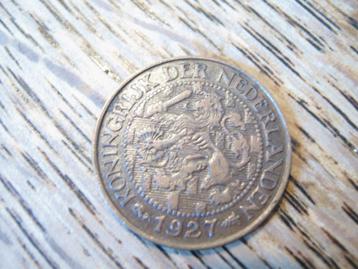 Bronzen Cent uit 1927 van koningin Wilhelmina #330 beschikbaar voor biedingen