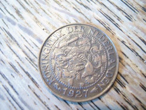 Bronzen Cent uit 1927 van koningin Wilhelmina #330, Postzegels en Munten, Munten | Nederland, Losse munt, 1 cent, Koningin Wilhelmina