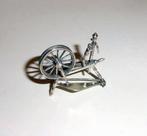 Miniatuur zilver spinnewiel 925, Verzenden, Zilver