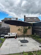 Parasol met voet, Ophalen, Gebruikt