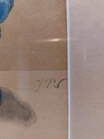 Oosterse Aquarel JPS, 1920s, Ophalen of Verzenden