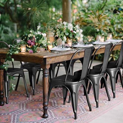 Tolix stoelen stapelstoelen horeca cafe bistro stoel  838, Huis en Inrichting, Stoelen, Nieuw, Vijf, Zes of meer stoelen, Bruin