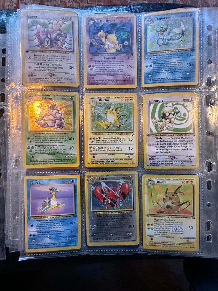9 pokemon kaarten holo foil 1e edities jaren 90 kaarten, Hobby en Vrije tijd, Verzamelkaartspellen | Pokémon, Zo goed als nieuw
