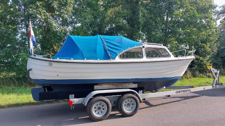 MOOIE VARENDE SLOEP TROLL 20FT YANMAR DIESEL INRUIL MOGELIJK, Watersport en Boten, Sloepen, Gebruikt, 10 tot 30 pk, 6 meter of meer