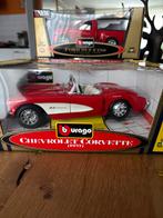 Chevrolet corvette 1957, Ophalen of Verzenden, Zo goed als nieuw, Auto, Bburago