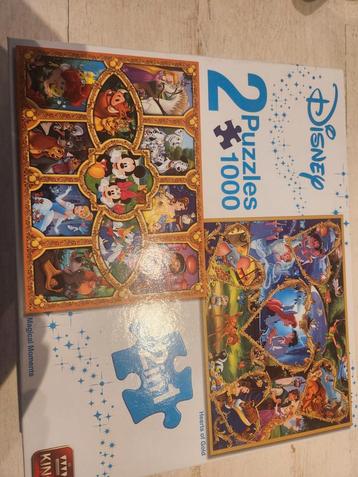 Disney puzzel 2x 1000 stukjes beschikbaar voor biedingen