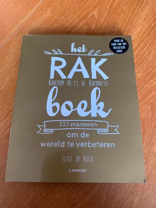 Elise de Rijck / het RAK boek, Boeken, Advies, Hulp en Training, Zo goed als nieuw, Ophalen of Verzenden