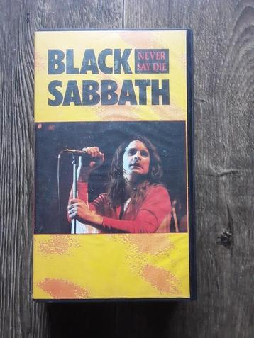 Black Sabbath: Never Say Die, Ozzy Osbourne. 1978 live vhs beschikbaar voor biedingen