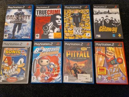 8 originele Playstation 2 Spellen, Spelcomputers en Games, Games | Sony PlayStation 2, Gebruikt, 3 spelers of meer, Ophalen of Verzenden