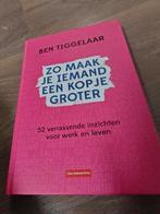 Ben Tiggelaar zo maak je iemand een kopje groter, Verzenden, Zo goed als nieuw