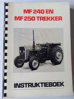 Massey Ferguson Instruktieboek MF 240/250 Trekker, Ophalen of Verzenden, Gelezen, Catalogus